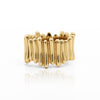 Tiffany & Co. 18K Gold Ribbed Band Ring Circa 2002
