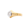 1/2 Carat Round Diamond Solitaire Unisex Ring in 14K Yellow Gold