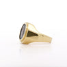 18K Gold Early Christian Roman Biblical Coin Men's Ring