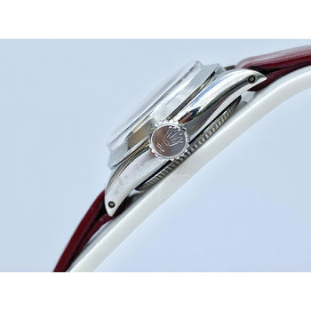 1950's Rolex Oyster Speedking Precision Watch in Red Leather Strap – Assay Jewelers