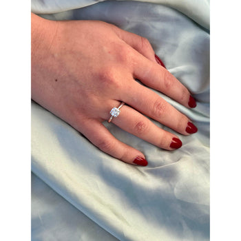 1.02 Carat E/VS1 Lab Grown Diamond With Solitaire Engagement Ring – Assay Jewelers