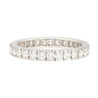 1.14 CTTW Natural Round Diamond Wedding Band Ring in 18K White Gold Size 7