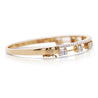 1.32 Carat Diamond Illusion Set 2-Row 14K Gold Bangle Bracelet