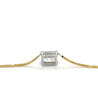 2 Carat Radiant Cut Solitaire Floating Lab Diamond Necklace