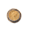 22K Gold Antiker Byzantinisches Reich JUSTINIAN I Münzfassung Ring