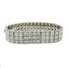 23.5 Carat Natural Round Cut Diamond 3 Row Box Set Tennis Bracelet