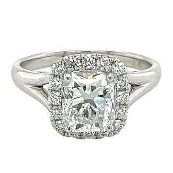 2.14 Carat Lab Grown Radiant Cut Diamond Split Shank Engagement Ring – Assay Jewelers