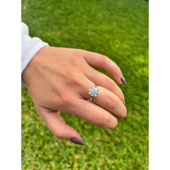 2.50 carat Round Cut Lab Grown Diamond solitaire Engagement Ring – Assay Jewelers