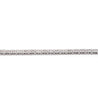 3 Carat Diamond Pave Halo Box Platinum Chain Tennis Necklace
