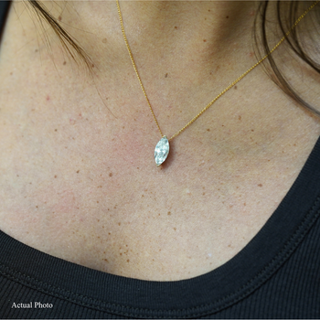 1-3 Carat Marquise Diamond Sliding Solitaire Pendant Necklace – Assay Jewelers