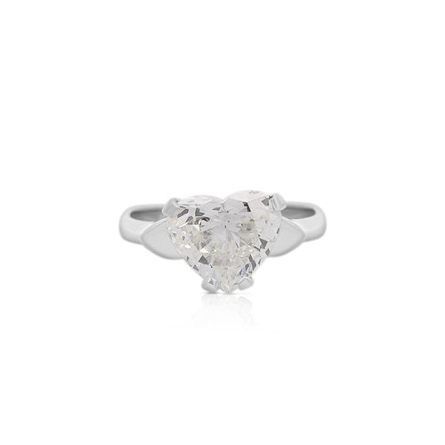 VS2 GIA Certify Platinum Engagement Ring