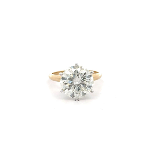 I1 Diamond 14K Two-Tone Solitaire Engagement Ring