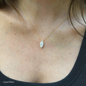 1-3 Carat Marquise Diamond Sliding Solitaire Pendant Necklace – Assay Jewelers