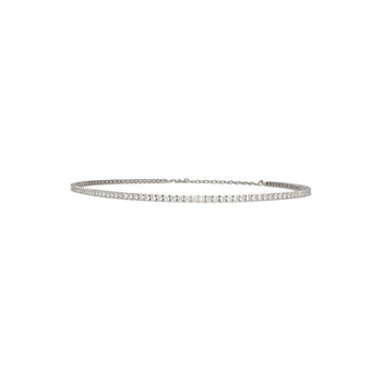 7.5 Carat Round Diamond Adjustable Choker Tennis Necklace 16-18" – Assay Jewelers