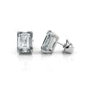 8 Carat TW Emerald Cut Lab Grown Diamond Stud Earrings | IGI Certified