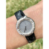 Angela Cummings Balon' style Women's wrist watch with leather strap