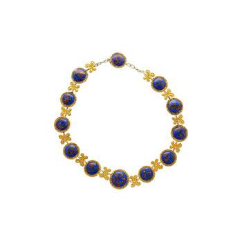 Blue Lapis Reviere Necklace in 14k & 18K Gold – Assay Jewelers