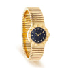 Bulgari Tubogas BB23 18K Yellow Gold Diamond Dial 26mm Ladies Watch Full Set