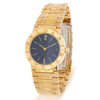 Bvlgari BB30 GD Black Dial 30mm 18K Gold Quartz Watch Box/Papers