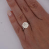 CGL Certified 4.12 Carat I/VS1 Diamond 14K White Gold Solitaire Engagement Ring