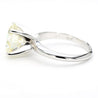 CGL Certified 4.12 Carat I/VS1 Diamond 14K White Gold Solitaire Engagement Ring