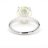 CGL Certified 4.12 Carat I/VS1 Diamond 14K White Gold Solitaire Engagement Ring