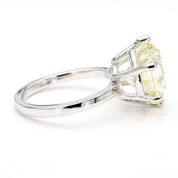 CGL Certified 6.3 Carat I/VS2 Round Diamond 14K White Gold Solitaire Engagement – Assay Jewelers