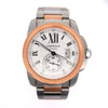 Cartier Calibre 3389 42mm Rose Gold Steel Automatic Watch Box and Papers