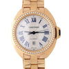 Cartier Clé de Cartier WJCL0003 Diamond Bezel 18K Rose Gold Watch Full Set