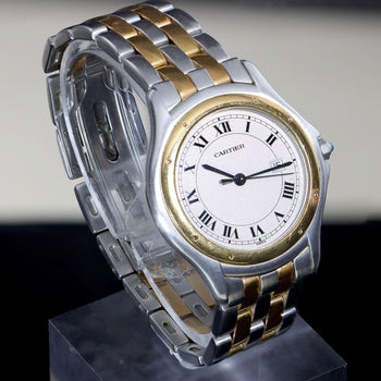 Cartier Panthère Cougar 187904 33mm Two-Tone 18K Circa 1990 Watch – Assay Jewelers