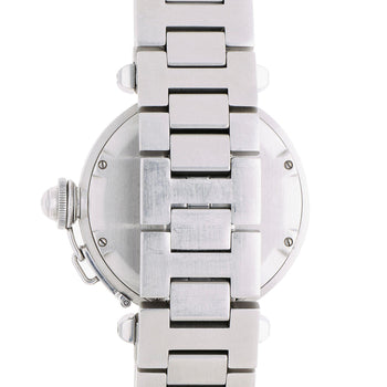 Cartier Pasha C W31015M7 35mm White Dial Steel Automatic Watch Full Set – Assay Jewelers