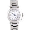 Cartier Pasha C W31015M7 35mm White Dial Steel Automatic Watch Full Set