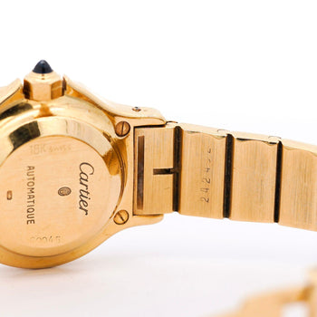 Cartier Santos Automatic 18K Gold 25mm Dial 60045 Ladies Watch – Assay Jewelers