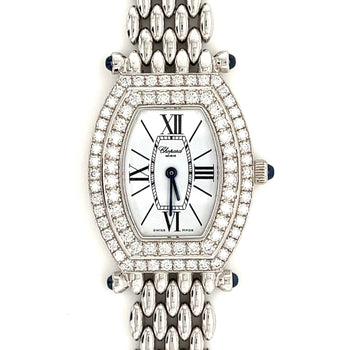 Montre Chopard Classic pour femme 10/6560-23 avec lunette diamant en or blanc 18 carats – Assay Jewelers