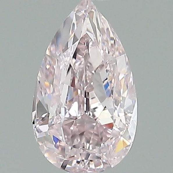 GIA Certified 1.10 Carat Fancy Light Pink Diamond Three Stone Ring