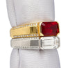 GIA Certified 1.33 Carat Emerald Cut D/VVS2 Diamond East West Band Ring