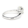 GIA Certified 2.56 Carat Round Cut Diamond Cathedral Solitaire Ring