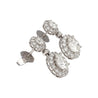 GIA Certified 3 Carat Round Cut 2-Stone Diamond Drop Earrings