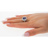 GIA Certified 3.25 Carat No Heat Color Change Blue Sapphire Ring