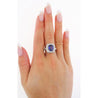 GIA Certified 3.25 Carat No Heat Color Change Blue Sapphire Ring