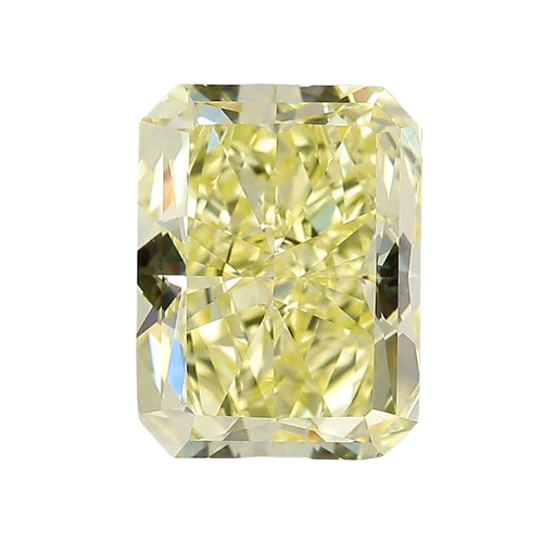 GIA Certified 4.12 Carat Fancy Yellow VS1 Radiant Cut Diamond Loose Stone