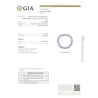 GIA Certified Gumps San Francisco Type A Lavender Jadeite Bead Necklace