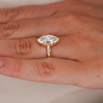 IGI Cert. 3 Carat Marquise Lab Diamond Pave Twist Shank Engagement Ring – Assay Jewelers