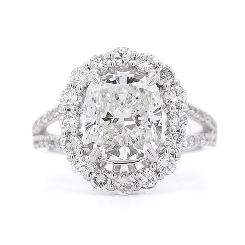 IGI Certified 4.91 Carat TW Lab Grown Diamond Engagement Ring