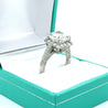 IGI Certified 5 Carat F/VS1 Radiant Cut Lab Grown Semi-Pave Halo Diamond Ring