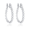 Inside Out Round Diamond Hoop Earrings | DR-34PCS-3.57CTW | SKU: ND1199-1