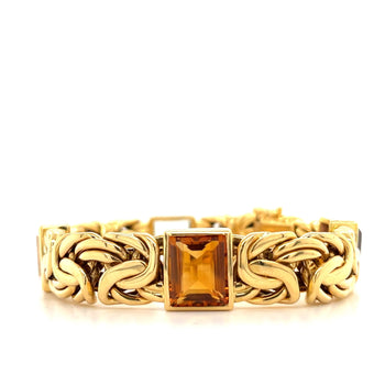 Multi Gem Byzantine Chain Bracelet and Necklace Set in 18k Gold – Assay Jewelers