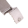 Patek Philippe Calatrava 35MM 18K White Gold Mesh Bracelet Gray Dial Watch