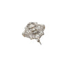 Platinum And 14K Gold 2.75 Carat Old European Cut Edwardian Brooch