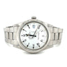 Rolex 34mm Oyster Perpetual Date Ref. 15200 White Dial Roman Numerals and Oyster Bracelet in Stainless Steel Watch